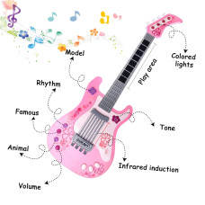 Decija gitara roze