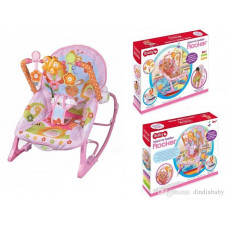 Njihalica i stolicica za bebe roze