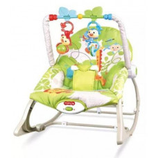 Njihalica i stolicica za bebe zelena