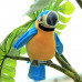 Plisani papagaj koji ponavlja reci - plavi