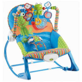 Njihalica i stolicica za bebe plava